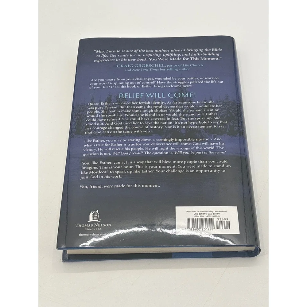 You‎ Were Made For This Moment Max Lucado New York Times Bestselling Christian